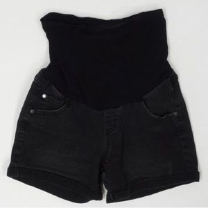 Indigo Blue Maternity Shorts - XL